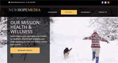 Desktop Screenshot of newhopemedia.com